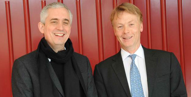 Andrew Kidd and Toby Hartwell at The Folio Prize launch event