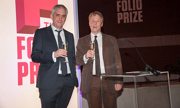 Andrew Kidd, The Folio Prize founder, Toby Hartwell, Managing Director The Folio Society
