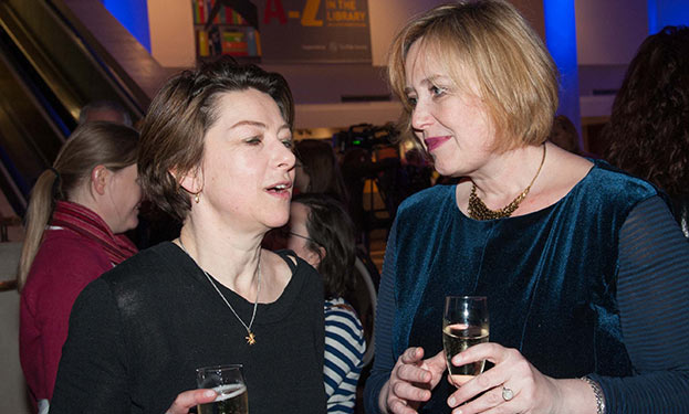 Catherine Eccles, literary scout and Alex Clark, critic and Academician